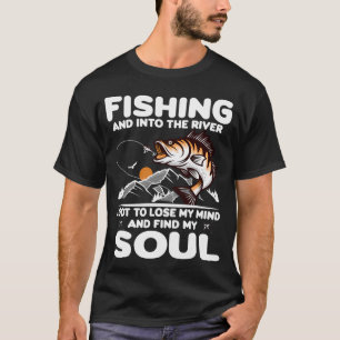 Captain Quint's Amity Island Shark Fishing Dks Wor T-Shirt
