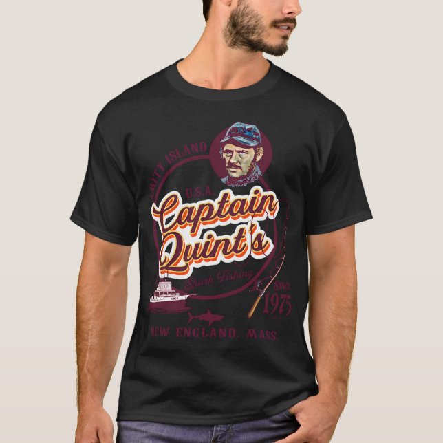 Captain Quint's Shark Fishing Charter (Universal Â T-Shirt (Front)