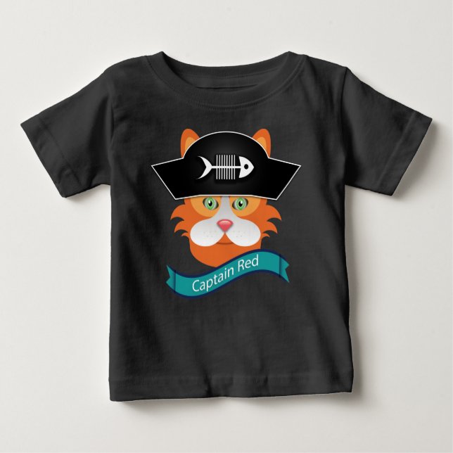 Captain Red - Baby Fine Jersey T-Shirt Baby T-Shirt (Front)