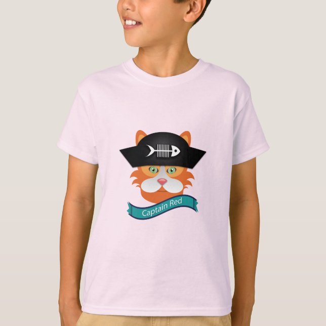 Captain Red - Kids' Basic T-Shirt (Front)