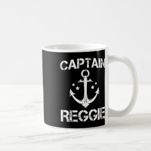 Captain Reggie Funny Birthday Personalised Name Bo Coffee Mug