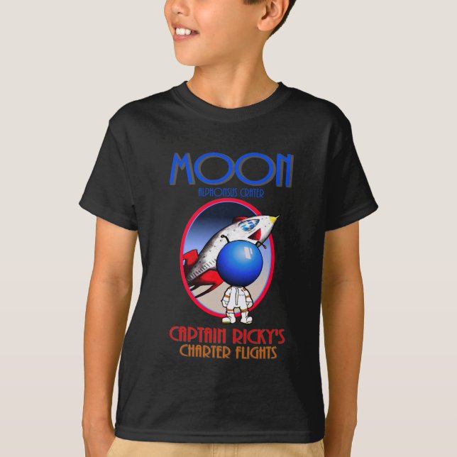 CAPTAIN RICKYS CHARTER FLIGHTS T-Shirt (Front)