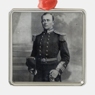 Captain Robert Falcon Scott Metal Tree Decoration