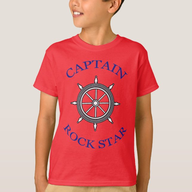 CAPTAIN ROCK STAR T-Shirt (Front)