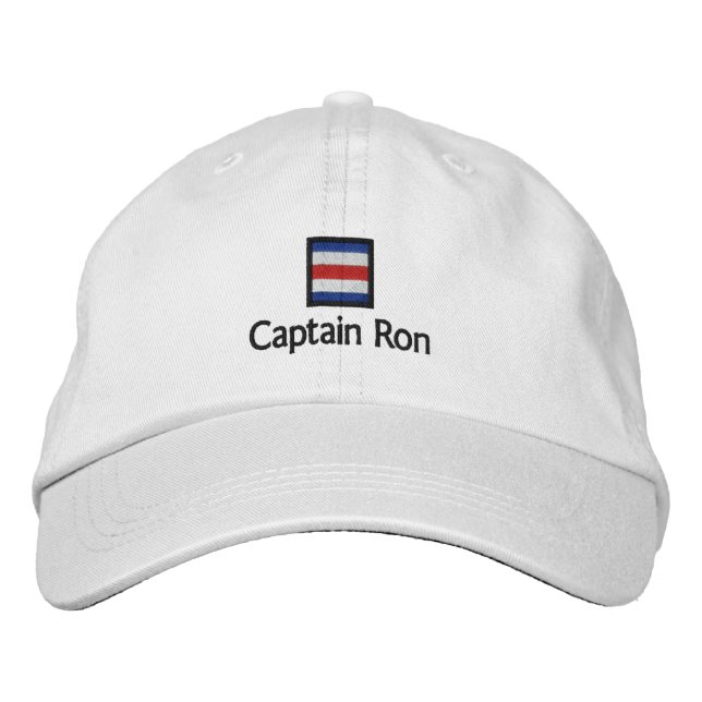 Captain Ron Embroidered Hat (Front)