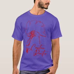 captain rooster funny tee