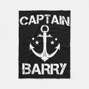Captain Rry Funny Birthday Personalised Surname Cl Fleece Blanket