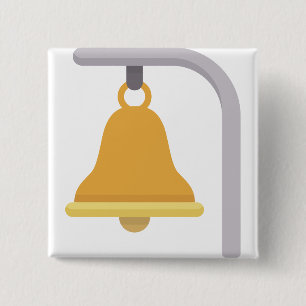 Captain’s Bell 15 Cm Square Badge