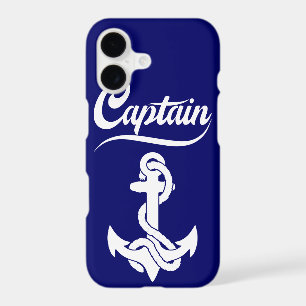 Captain Sailboat Anchor Nautical Design
