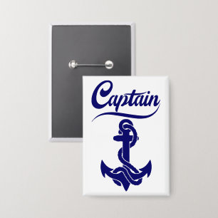 Captain Sailboat Anchor Nautical Design