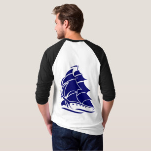 Captain Sailboat Anchor Nautical Design T-Shirt