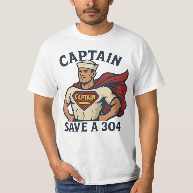 Captain Save A 304 - T-Shirt (Front)