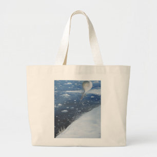 Captain Scott Antarctica's first Aeronaut. 4th Large Tote Bag