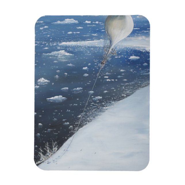 Captain Scott Antarctica's first Aeronaut. 4th Magnet (Vertical)