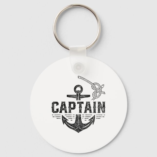Captain Ship Boat Owner Skipper Lover  Key Ring (Front)