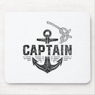 Captain Ship Boat Owner Skipper Lover  Mouse Pad