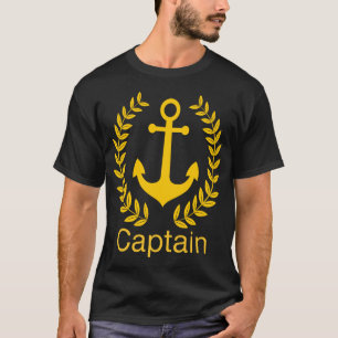Captain : ships anchor T-Shirt