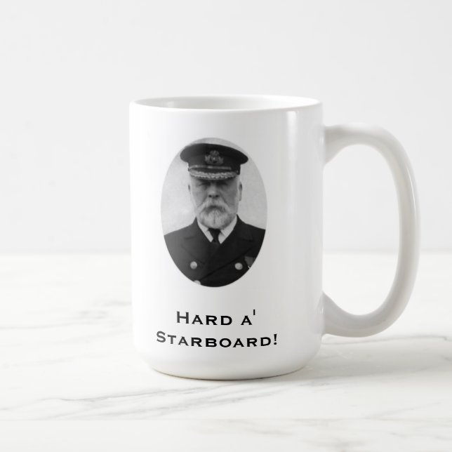 Captain Smith Titanic Coffee Mug (Right)