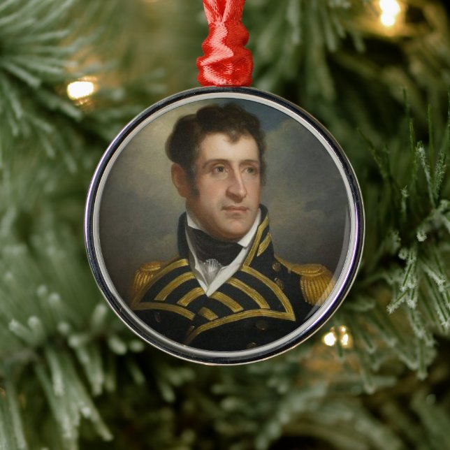 Captain Stephen Decatur Metal Ornament (Tree)