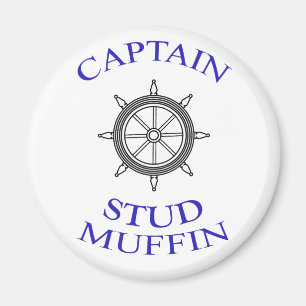 “Captain Stud Muffin” Magnet