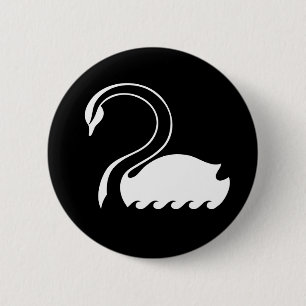 Captain Swan Flag Button