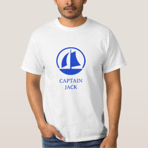 CAPTAIN T-Shirt Sailboat Image