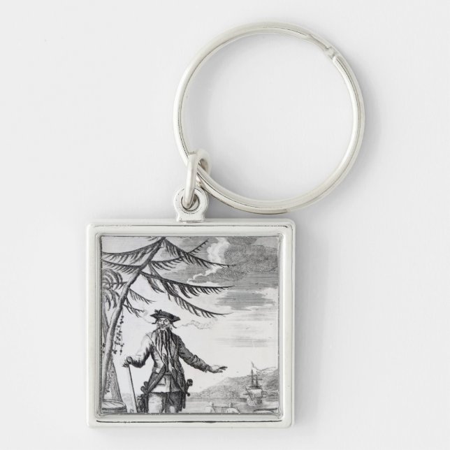 Captain Teach, commonly called Blackbeard Key Ring (Front)