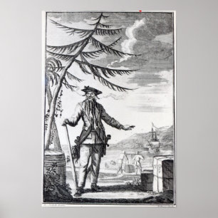 Captain Teach, commonly called Blackbeard Poster