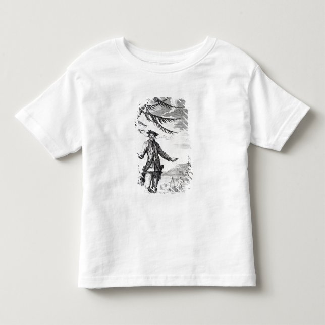 Captain Teach, commonly called Blackbeard Toddler T-Shirt (Front)