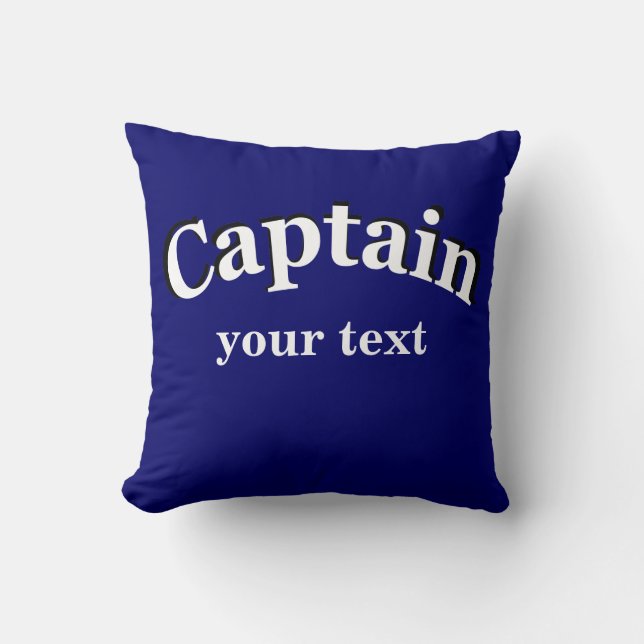 Captain to Personalise Cushion (Front)