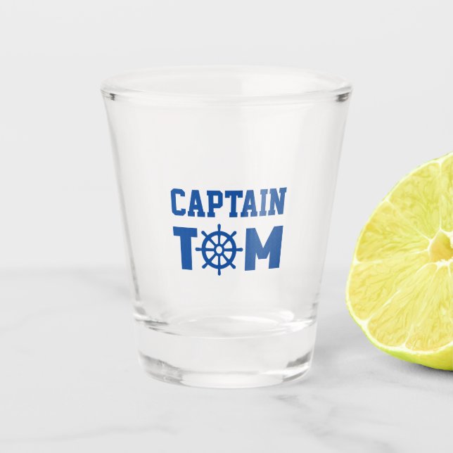 Captain Tom Shot Glass (Front)