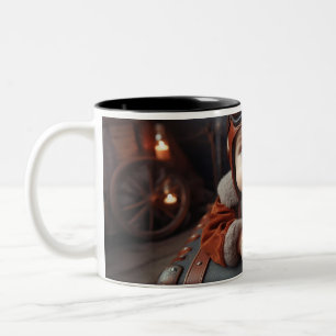"Captain" Two-Tone Coffee Mug
