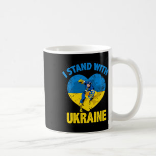 Captain Ukraine Support Ukrainian Flag I Stand Wit Coffee Mug