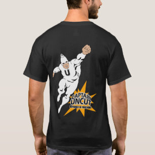 Captain Uncut (back) T-shirt