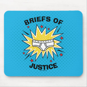 Captain Underpants   Briefs of Justice Mouse Pad