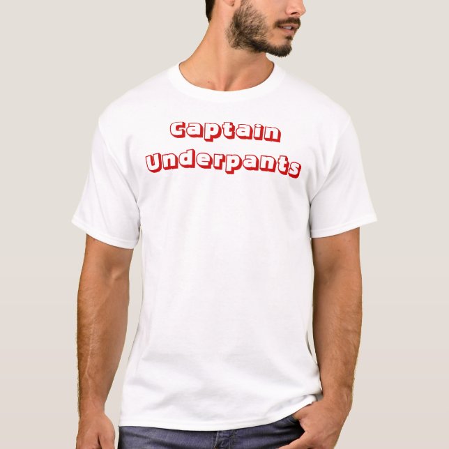 captain underpants T-Shirt (Front)