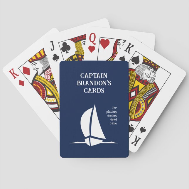 Captain's (customisable) Cards for Dead Calm (Back)
