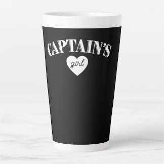 Captains Girls Pilot Cute Boat Military Team Latte Mug