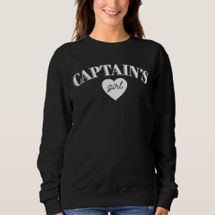Captains Girls Pilot Cute Boat Military Team Sweatshirt