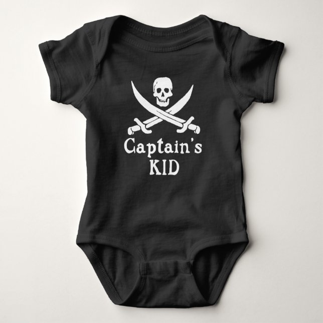 Captain's Kid Baby Bodysuit (Front)