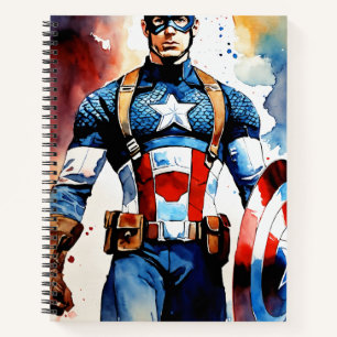 "Captain's Log: Heroic Thoughts" Notebook