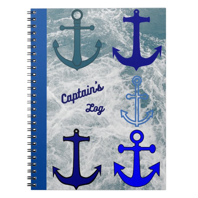 Captain's Log Spiral Photobook Notebook (Front)