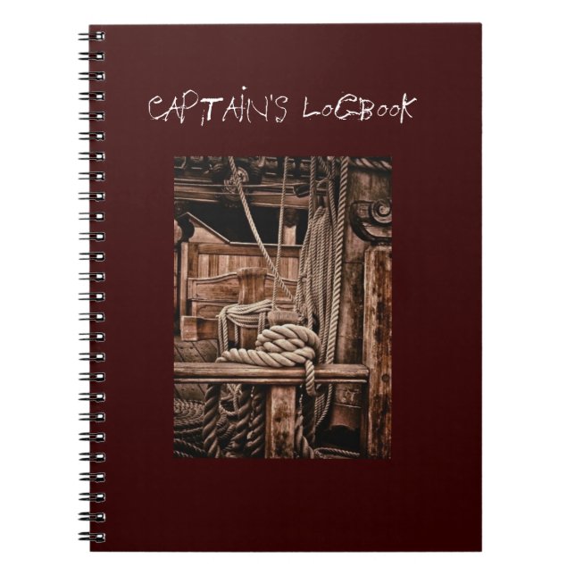 Captain's logbook notebook (Front)