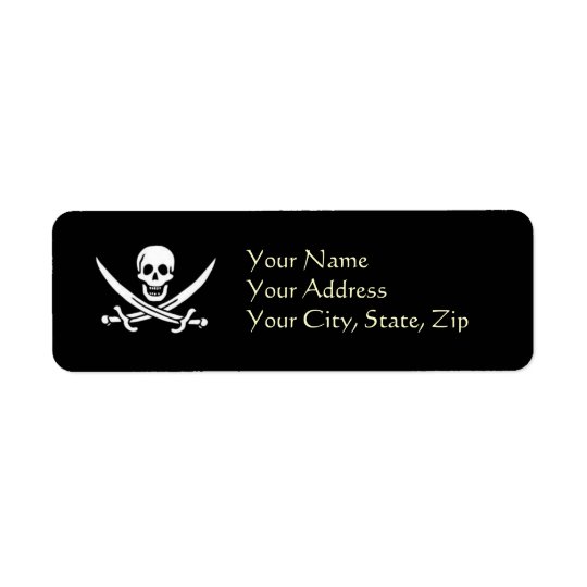 Captain's Mail Return Address Label