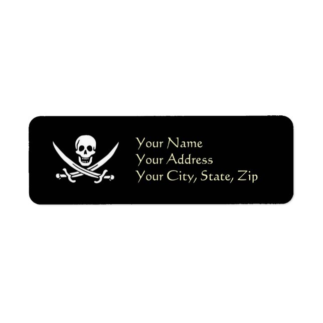 Captain's Mail Return Address Label (Front)