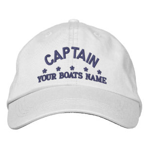 Captains sailing embroidered hat