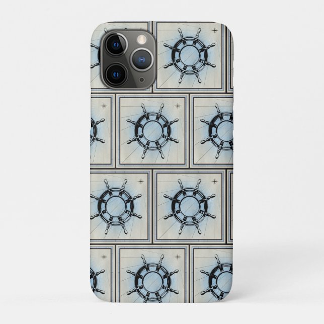 Captain's Wheel Case-Mate iPhone Case (Back)