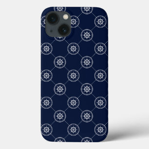 Captain'S Wheel Pattern iPhone 13 Case