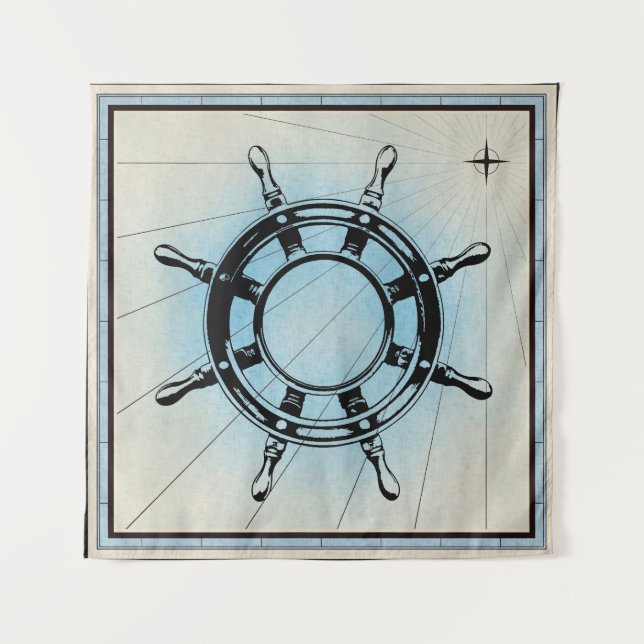 Captains Wheel Tapestry (Front)