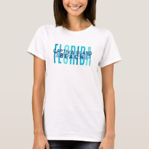 Captiva Island Beach Florida (Ocean Waves) T-Shirt